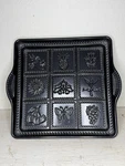 Nordic Ware English Shortbread Pan - Cast Aluminum, Flower & Fruit Design. Fixed Price $19.00.