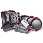 Berghoff 11PC Perfect Slice Bakeware Set, Grey & Red. Fixed Price $149.98.