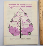 Vintage Paterson Parchment Paper Co. Booklet Bristol Pennsylvania. Fixed Price $10.99.