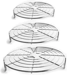 Kitchenatics Round Cooling Racks For Cooking & Baking - 3PC 7.5", 9", 10.5". Fixed Price $26.98.