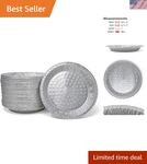 60 Pack 9-INCH Pie Pans Disposable Aluminum Foil Heavy-duty Tin Plates.... Fixed Price $39.99.