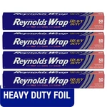 Reynolds Wrap Heavy Duty Aluminum Foil, 50 Square Feet Pk 4 Total 200. Fixed Price $34.87.