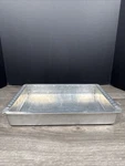 Vtg Wilton Air Bake Insulated Double Wall Aluminum Cake Lasagna Pan 13X9X2 1/4. Fixed Price $24.99.