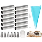 Joyeee 21PCS Cannoli Forms Canoli Set, Molds, Nonstick Sta.... Fixed Price $29.58.