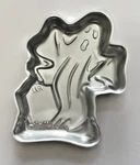 Vintage Wilton Scary Ghost Halloween Goblin Cake Pan (502-2499, 1982). Fixed Price $10.00.