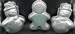 Lot Wilton Cake Pan Molds Snowman 2105-803 2105-9495 Gingerbread 2105-3313. Fixed Price $9.98.