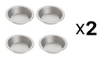 Norpro Set Of 4 Tin Mini Pie Pans, 5 Inch Diameter (2-PACK). Fixed Price $24.29.
