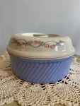 Mismatched Hall Pottery Casserole Baking Dish Base Rose Parade And Lid Wildfire. Fixed Price $25.04.