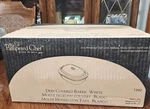 Pampered Chef Deep Covered Baker White 3.1 Qt # 1352 New With Original Box. Fixed Price $84.99.