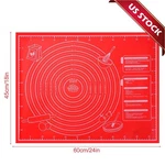 Silicone Rolling Mat 40*29.5CM Non Stick Pastry Fondant Dough Baking Reuse. Fixed Price $13.74.