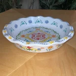 Nordic Ware Rosemaling Scandinavian Fluted Pie Plate Ceramic Dish 10 Clean Nice. Fixed Price $20.99.