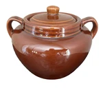 Vintage Fox Run 9.5 In. 6.75 L Bean Pot Brown - 12 Cups. Fixed Price $25.00.