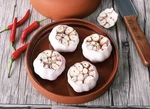 New Romertopf Eurita Terra Cotta Garlic Roaster Large Natural Oven Safe. Fixed Price $28.00.