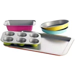 Gibson Home Color Splash Lyneham 5 Pc Carbon Steel Bakeware Set. Fixed Price $46.17.