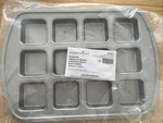 Pampered Chef Non-stick Pan #101170 12 Brownies Baking New. Fixed Price $25.00.