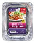 Aluminum Pans Half Size 9X13 Extra Heavy Duty Disposable Foil For Baking.... Fixed Price $31.47.