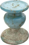 Creative Co-op Small Distressed Blue Terracotta Pillar Candle Holder. Fixed Price $24.14.