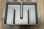 Baker's Nonstick "all Edges" Brownie Cake Pan Heavy Cast Aluminum Usa. Fixed Price $29.99.