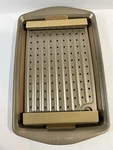 Rachael Ray Cucina Nonstick Bakeware 2-PIECE Crisper Pan Set (latte Brown). Fixed Price $22.99.
