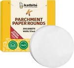 Katbite 6 Inch 200PCS Parchment Rounds, Baking Sheets Paper, Uses F. Fixed Price $18.97.