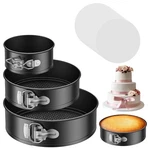 Kootek Cake Set Of 3, Nonstick Springform With 4, 7, 9 Inch, Black. Fixed Price $34.98.