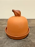 Terra Cotta Garlic Baker Baking Dish By Boston Warehouse Trading 4.25" Excellent. Fixed Price $11.99.