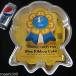Wilton Cake Pan: Blue Ribbon (1979) - Shaped Birthday Aluminum Pan!. Fixed Price $9.99.