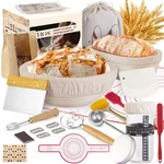 Yiczc Bread Proofing Basket Set, Round 9" & Oval 10" Sourdough Baske.... Fixed Price $102.51.