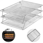 Hiware Oven-salf Collapsible Cooling Rack For Baking 3 Tier 12X 16.5 Stainless. Fixed Price $49.86.