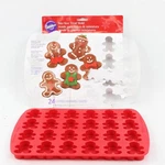 Wilton Silicone Petite Treat Mold, 24 Gingerbread Boy Cavities, 500 Safe New. Fixed Price $12.99.