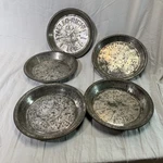 Vintage Mrs. Smith's Pie Plate Pan Tin Mello Rich 9.5" Lot Of. Fixed Price $19.99.