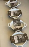 4 Staub Ceramics 13CM/ 5 Round Pie Dishes In White. Fixed Price $95.00.
