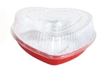Kitchendance 8 Inch Disposable Heart Aluminum Pans With Lids Shape. Fixed Price $56.31.