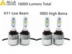 Alla Lighting Led High Low Beam Headlight Bulb Kit For Lexus, Xenon White. Fixed Price $89.98.