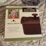 Paula Deen Casserole Dish Two Quart. Stoneware. With Lid.. Fixed Price $45.00.