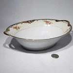 Noritake Oxford 10.5" Porcelain Oval Serving Bowl With Handles Japan 85963. Fixed Price $21.95.