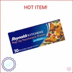 Reynolds Kitchens Pop-up Parchment Paper Sheets, 30 Count, Fits Standard Baking. Fixed Price $5.63.