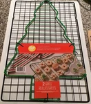 Wilton Christmas Tree And Rectangle Baking Cookie Cooling Rack Set 16 X 10". Fixed Price $14.99.
