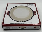 Cuisine & Company Pie Enameled Cast Iron Baking Cooking 10.25" 1.5 Qt New. Fixed Price $20.00.