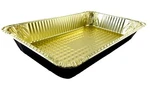 Handi-foil Full-size Deep Premium Quality Black & Gold Aluminum Steam Table Pan. Fixed Price $199.99.