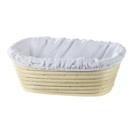 Frieling Oval Brotform Proofing Basket Cotton Liner - Fits 10" X 7" #3004. Fixed Price $22.64.