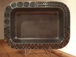 Wilton Armetale Rwp Usa Reggae Qt Rectangular Baker Pan 820074 W/o Pyrex Liner. Fixed Price $27.89.