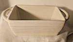 Martha Stewart Ivory Single Serve Mini Loaf Pan Ceramic Handles 6" X 2.5" Retro. Fixed Price $8.80.