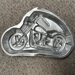 Wilton Motorcycle Cake Pan. 1999. # 2105-2025. Fixed Price $21.99.
