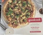 Good Cook 14.75 Inch Pizza Stone With Rack - Beige Open Box. Fixed Price $20.00.