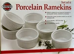 Norpro 3OZ Porcelain Ramekins (set Of 6). Fixed Price $12.00.