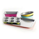 Gibson Home Color Splash Lyneham 5 Pc Carbon Steel Bakeware Set. Fixed Price $42.81.