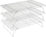 3 Tier Stackable Cooling Rack For Batch Cookie, Pizza, CAKE-15.8 X 10. Fixed Price $29.41.