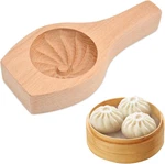 Wooden Steamed Bun Maker Mold Mooncake Baozi Dumpling Pastry Press Cooking Tool. Fixed Price $14.81.