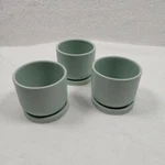 Target Bullseye Ceramic Plant Pots Small 3IN Set Of 3- Pick Your Color. Fixed Price $21.98.